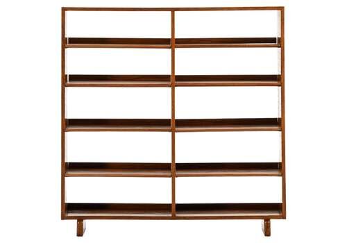 Rare Freestanding Bookcase In Mahogany By Josef Frank, 1940