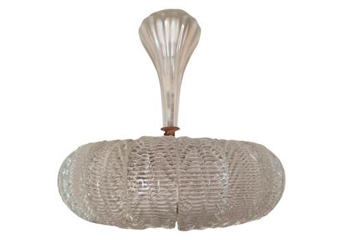 Lampadario A Sospensione Originale Anni 50 Barovier & Toso   6 Disponibili