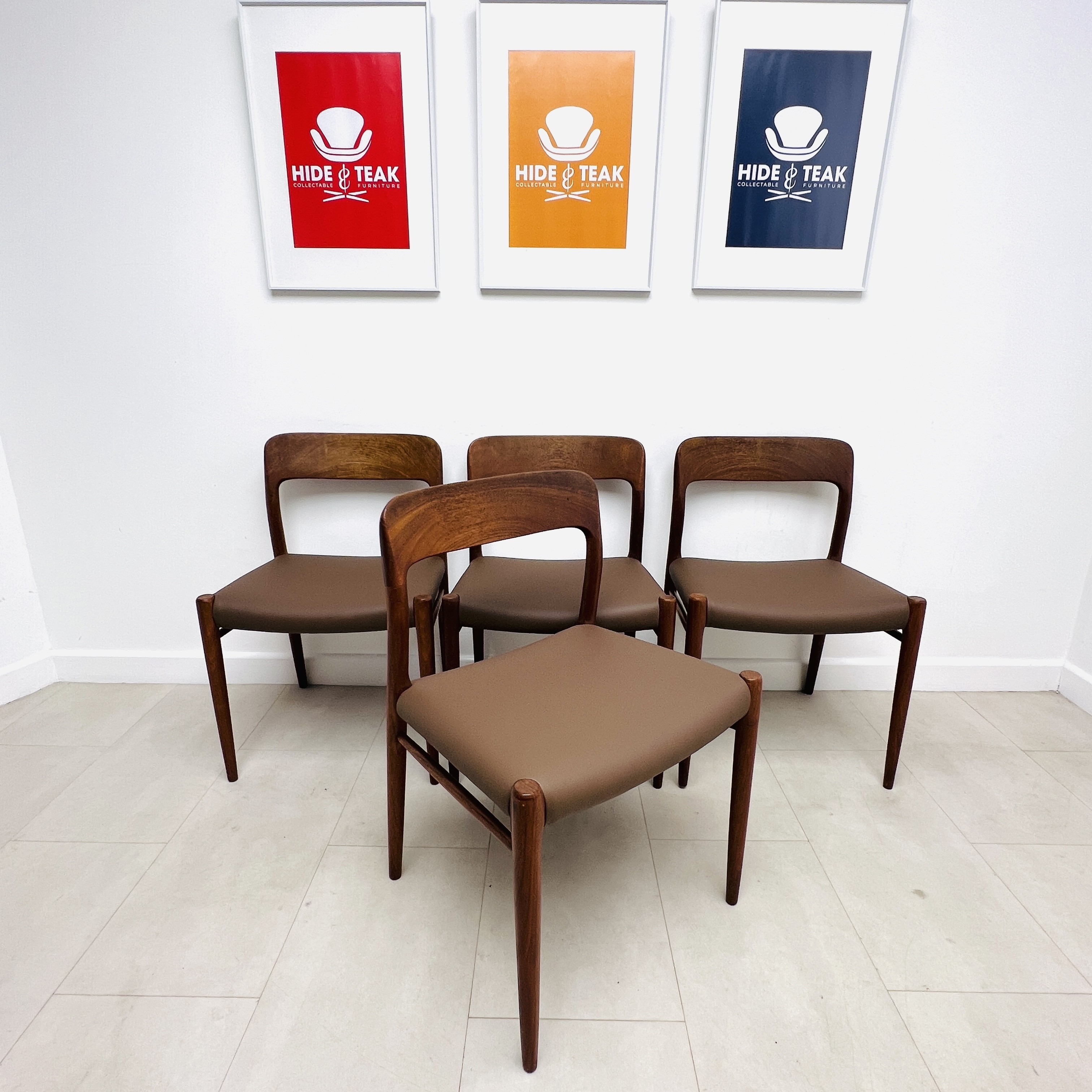 Danish Dining Chairs By Niels Otto Møller