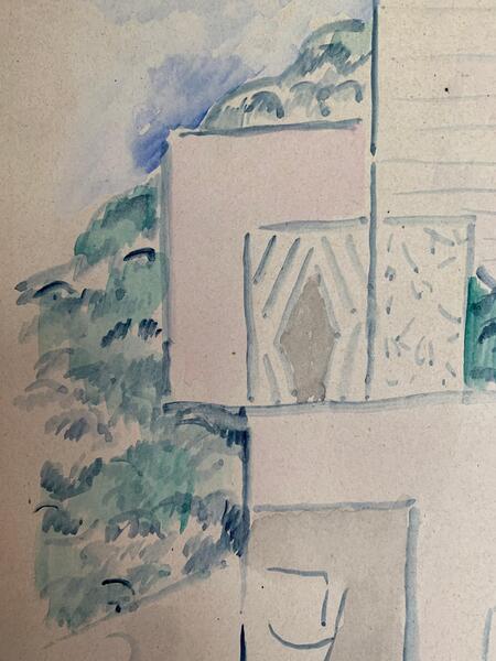 Leopold Survage、【Paysage cubiste】 Léopold Survage