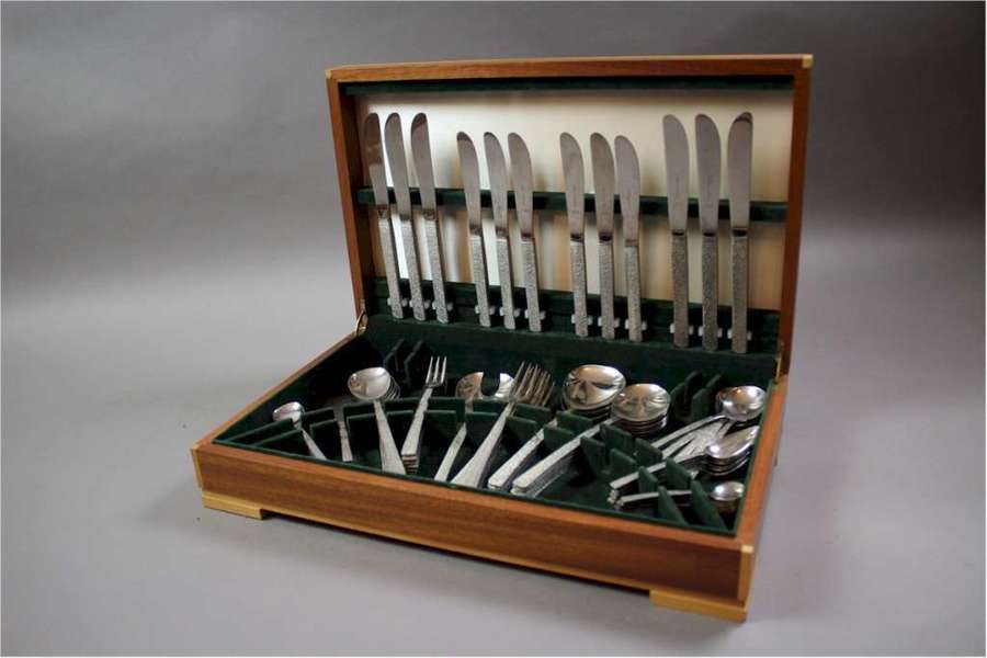 Vintage Canteen Of Cutlery By Viners Of Sheffield Designed By