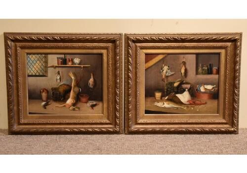Benjamin Blake"Field Fare" And "Sea Fare" Pair By Benjamin Blake1815