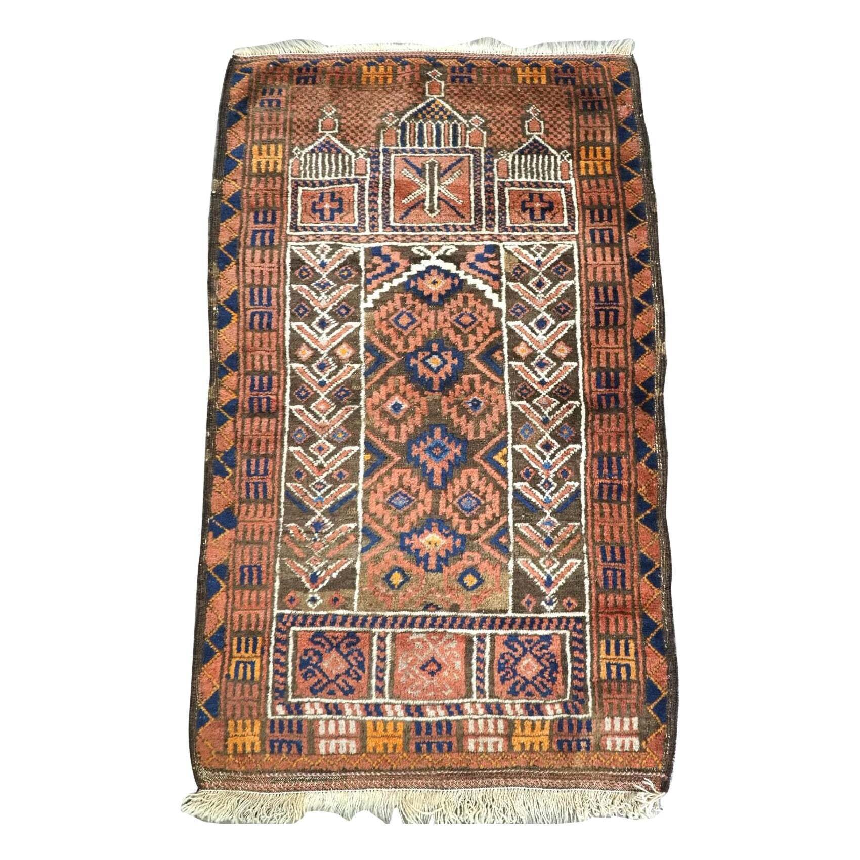 ラグ・カーペット Afghan baluch taimani rug Baluch Afghan Taimani Tribe, 40″x50″, D0920 – DECORUM