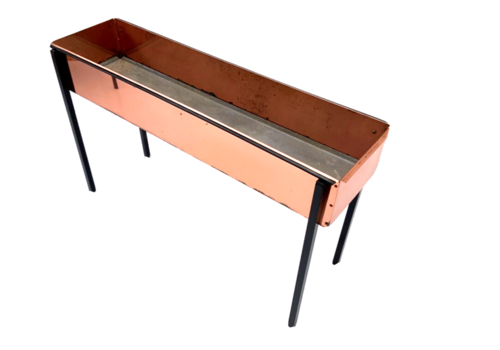 Copper Flower Table/Stand Hans Agne Jakobsson Ab Markaryd Sweden 1950s