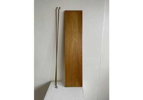 89cm X 20cm Staples Ladderax Long Slim Book Shelf & 2 Bars (24c)