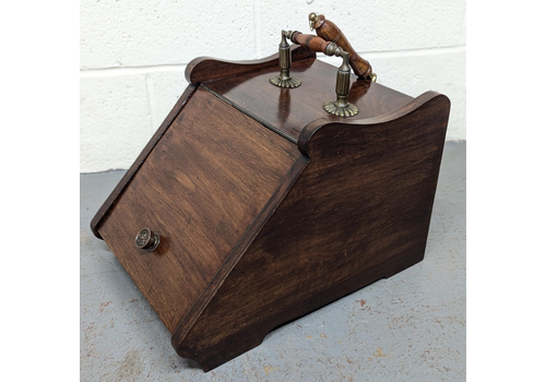 Victorian Edwardian Mahogany Coal Scuttle