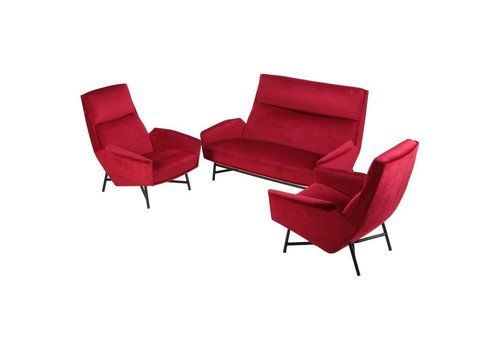 1950s Living Room Furniture For Style The Claude Val Living Room Set Delor 1950s Velour