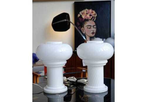Pair Of Vintage Space Age Atomic Table Lamp