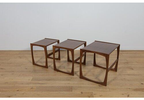 Mid Century Teak Nesting Tables By R. Benett For G Plan, United Knigdom, 1970s, Set Of 3
