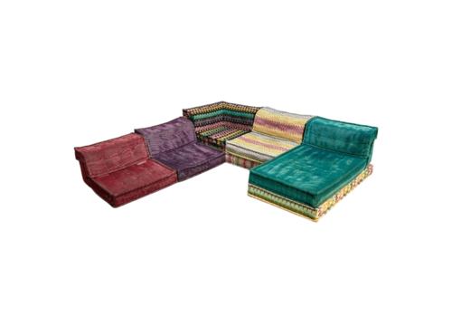 Roche Bobois Thirteen Piece Mah Jong Sectional Sofa Set By Hans Hopfer
