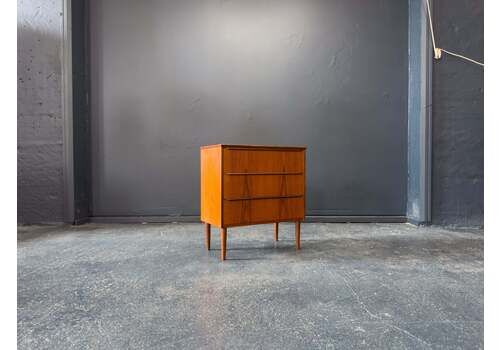 Small Teak Chest Of Drawers, Minimalist