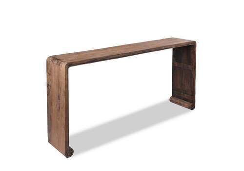 Bleached Rustic Ribbon Console Table