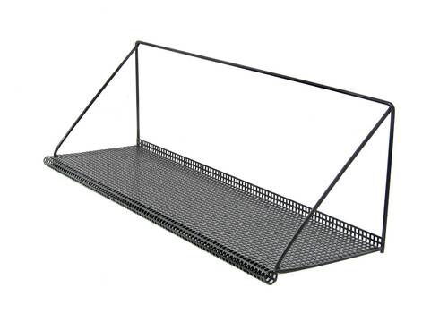 Mategot 1960s Pilastro Black Vintage Metal Shelf   Prouve, Charlotte Perriand, Fiedeldij, Tomado, Aalto, Fifties, Sixties, Artimeta, Eames