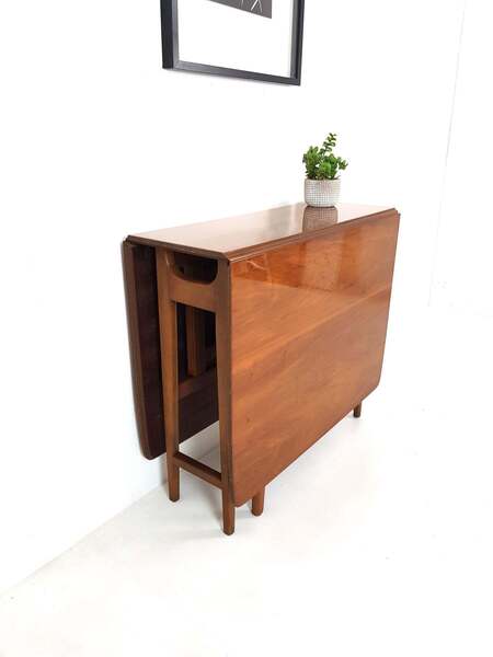 Vintage Dining Table / Gateleg Table / Folding Table photo furniture