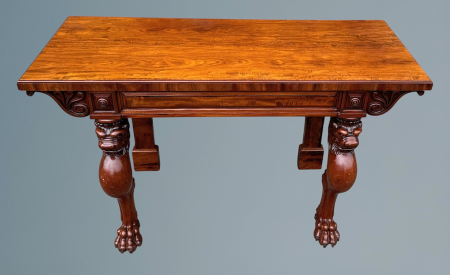 19th Century Victorian Mahogany Serving Table photo furniture