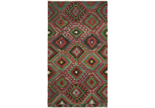 Handmade Multicolor Oriental Kilim Rug 169 Cm X 294 Cm