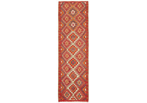 Handmade Multicolor Boho Runner Kilim Rugs 322 Cm X 98 Cm