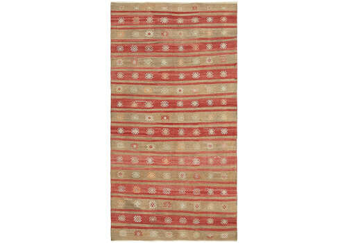 Handmade Multicolor Oriental Kilim Rug 174 Cm X 326 Cm
