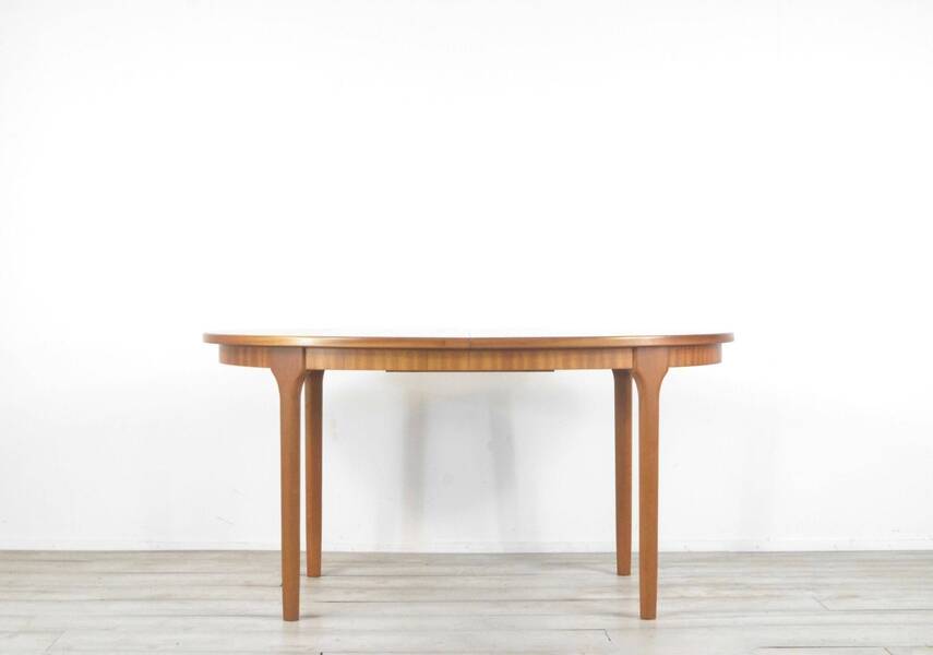 Midcentury McIntosh Oblong Teak Extending Table. Vintage Modern / Danish / Retro Style . photo furniture