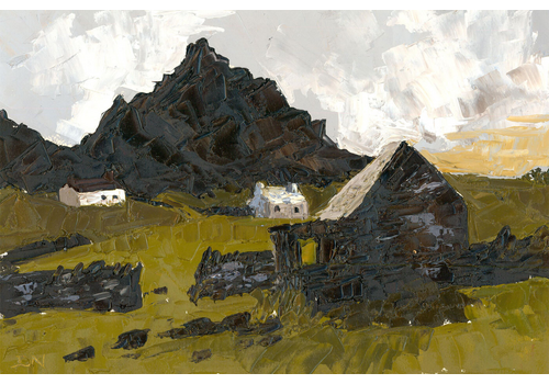 Daniel Nichols Contemporary Oil, Cumbrian Hill Farm