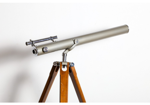 Vintage Astron Telescope On Tripod Stand Working + Finder Scope