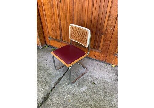 1 Of 4 Mid Century Modern Italian Marcel Breuer B32 Cesca Chair, 70s