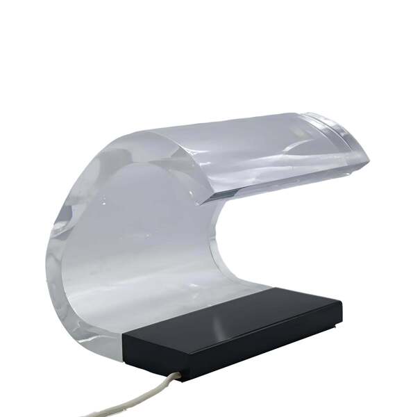 Joe Colombo For Oluce Table Lamp Mod.281, Italy 1960s photo furniture