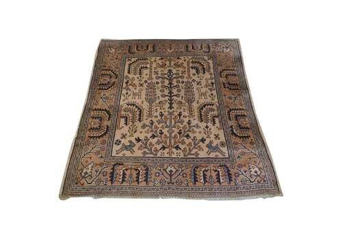 Antique Turkish Oushak Rug With Willow Tree Design, Circa 1900 20