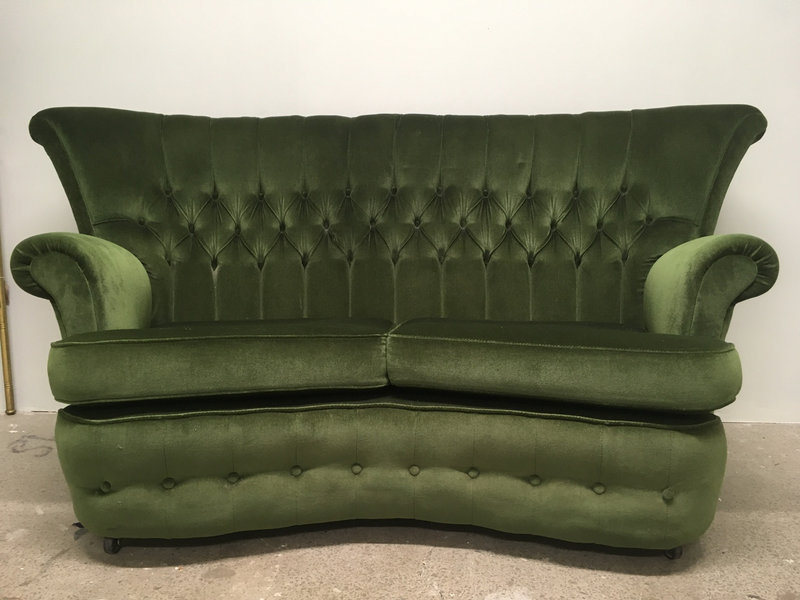 Green Velvet Sofa G Plan Vintage Sofa Midcentury Rare G Plan