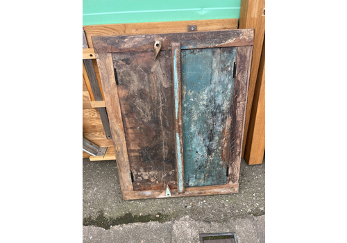 Rustic Vintage Style Window Shutter Mirror Hand Made From Reclaimed Wood