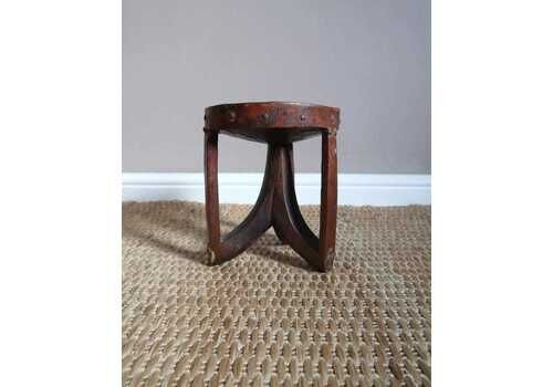 Small Ethiopian Wooden Stool, 1970s
