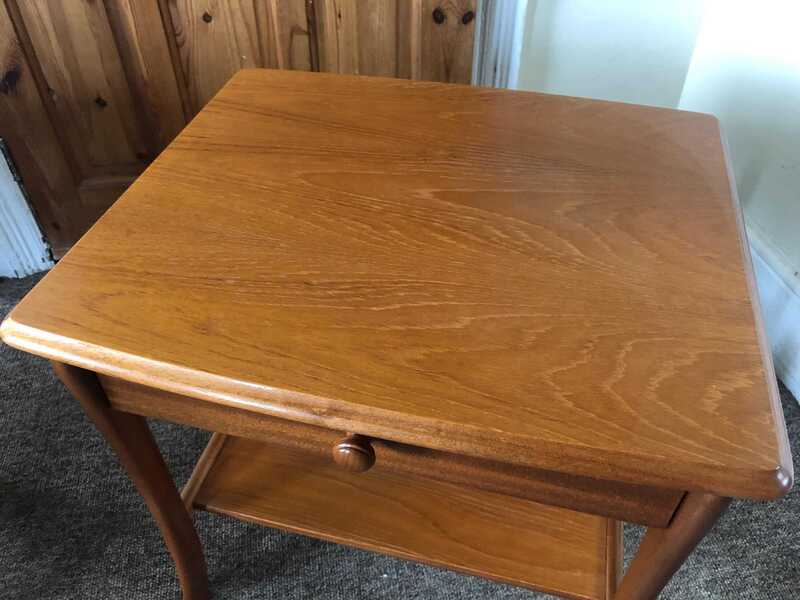 Vintage Sutcliffe Teak Occasional Side Table With Drawer Scandi Retro Mcm photo furniture