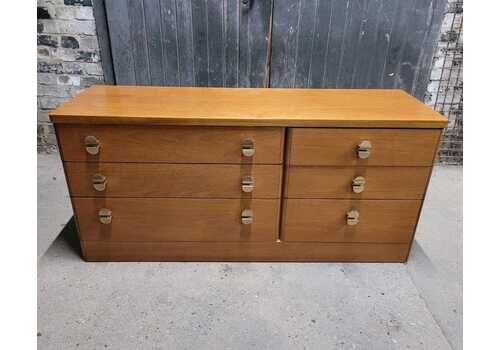 Stag Retro Vintage Mid Century Teak Sideboard Chest Of Drawers