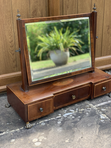 An Outstanding Regency Dressing Table Mirror. photo furniture