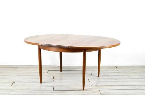 Midcentury Extending Round Teak Table By G Plan. Vintage Modern / Danish Style / Retro.