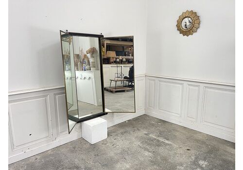 Brot Triptych Mirror, 1900s, Antique