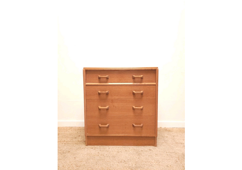 G Plan Chest Of Drawers Brandon Mid Century Vintage Light Oak Storage Delivery