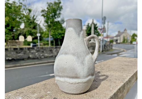 Mid Century Ceramano Island Fat Lava Era West German Pottery Vintage Jug Vase