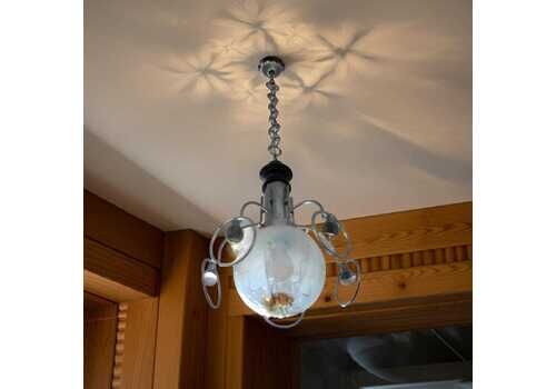 Vintage Mazzega Chandelier From The 70s, Italy