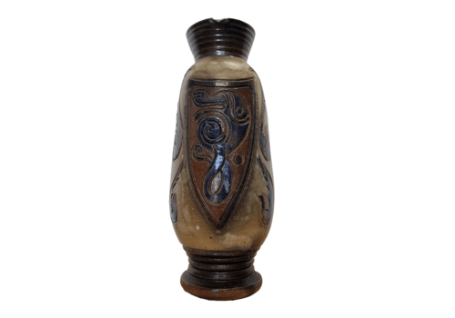 Sandstone Vase By Bouffioulx Jules Guérin Jumet, 1st Half 1900s
