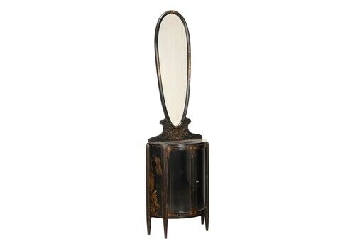 Antique Showcase Chinoiserie Style With Mirror Italy XX Century