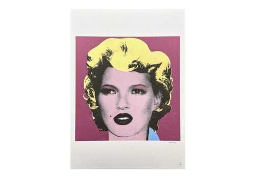 Banksy (After)   Kate Moss   Numbered Edition 119/150, Certificate, 50x70 Cm, #Banksy #Artprint #Streetart #Banksyart #Artwall #Artgift
