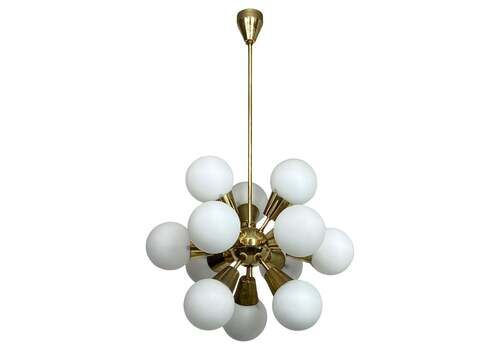 Mid Century Modern Sputnik Chandelier By Lustry Kamencký šenov