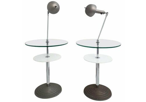 Rare Pair Of Lamp Tables By Fontana Arte
