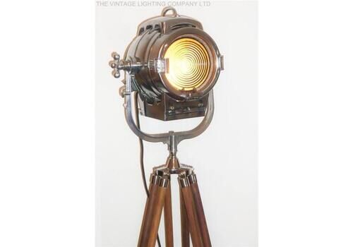 Vintage Hollywood Film Studio Spot Light Industrial Movie Theatre  Floor Lamp Bardwell Macalister Baby Spot Keg Lantern Cir 1930
