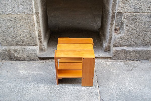 Crate 6 Beech Coffee Table By Gerrit Thomas Rietveld For Cassina, 1980s photo for sale