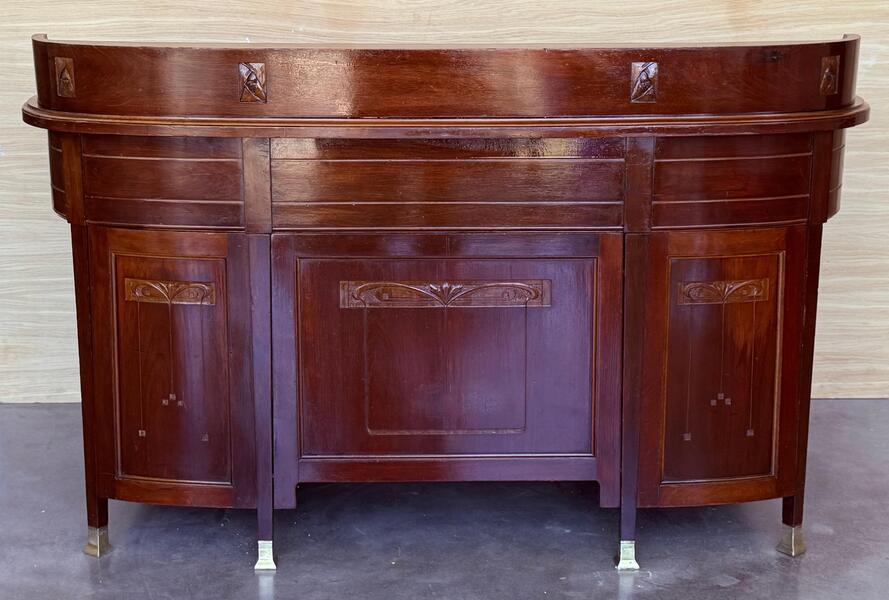 Art Deco Desk Table With Two Faces And Two Levels photo for sale
