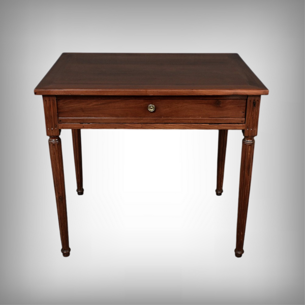 Cabaret Table In Cuban Mahogany, Louis XVI Period – Late 18th Century photo furniture