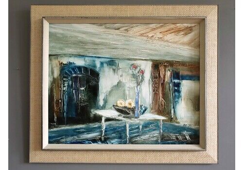 Stillness In Blue Light Oil Painting