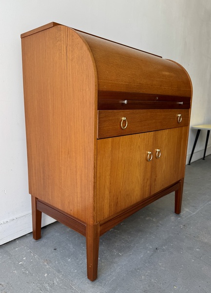 Vintage Teak Bureau Desk By Remploy photo furniture